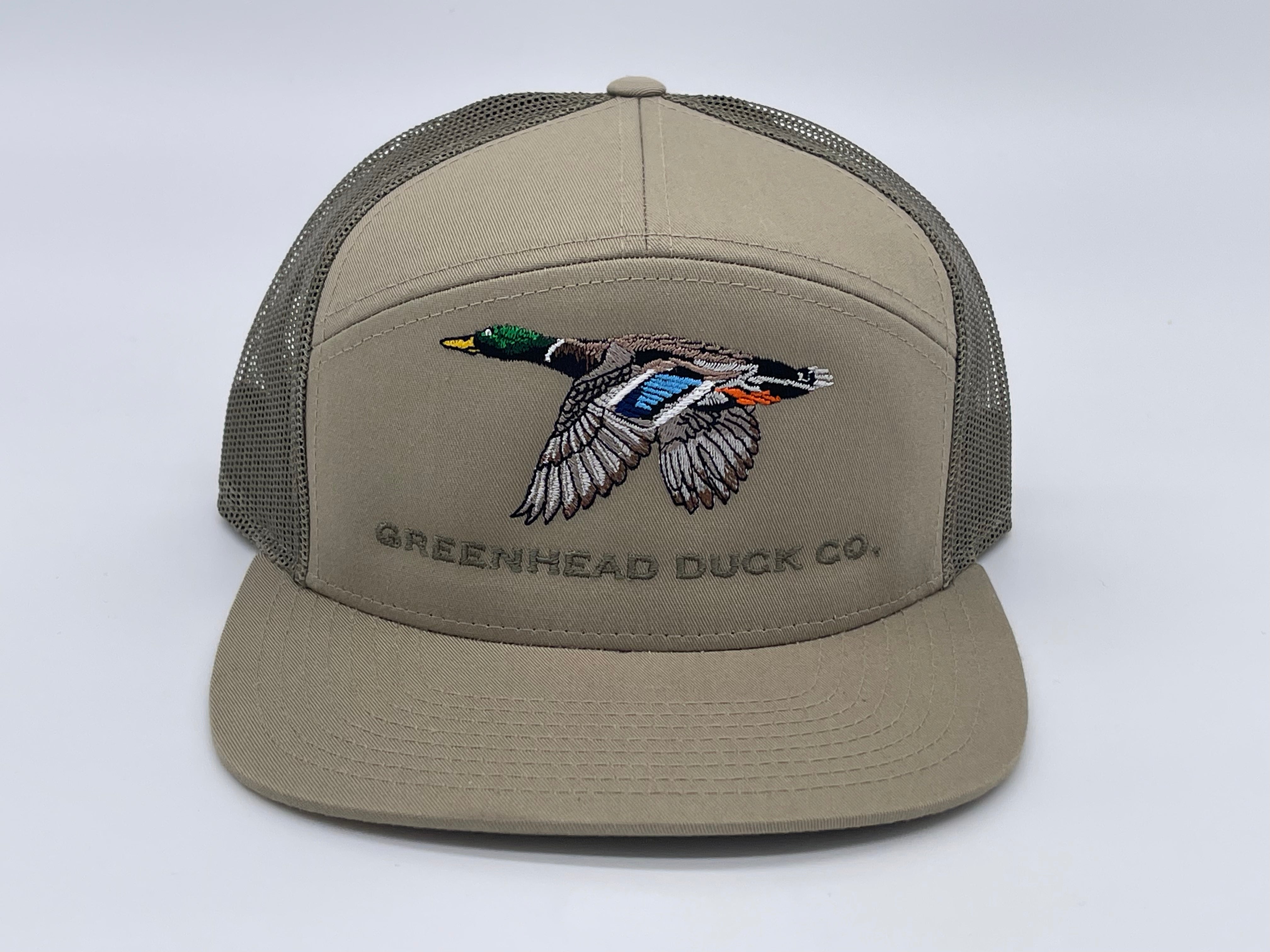 Only 10 of our Black Embroidered Mallard Logo 7 Panel Hats left in stock!  Get one now through Sunday for a FREE gift with your order! �