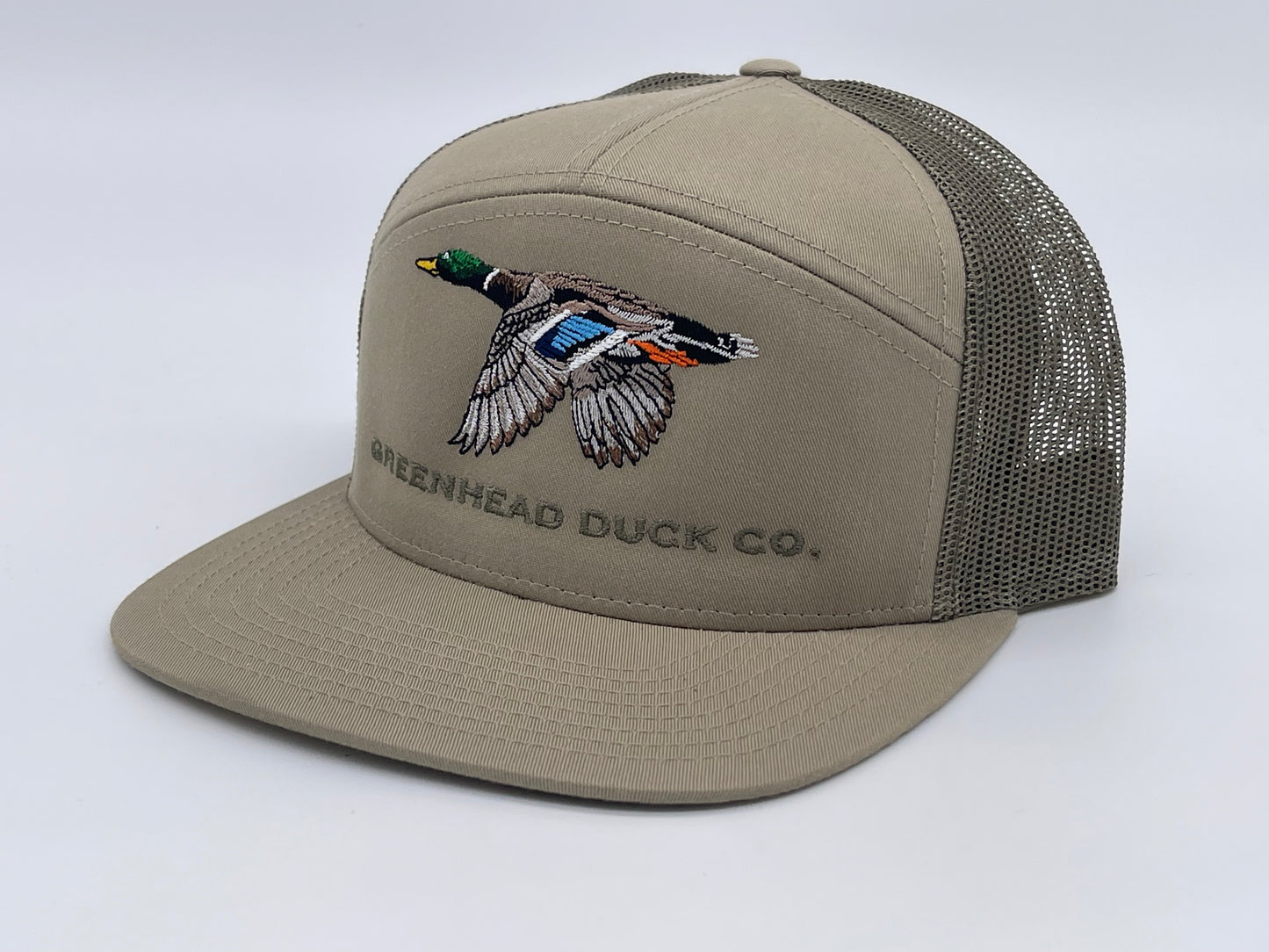 Richardson 7 Panel Beige Drake Mallard Hat